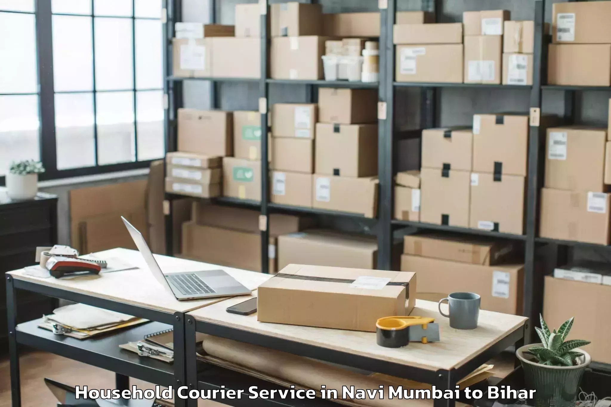 Easy Navi Mumbai to Ariari Household Courier Booking